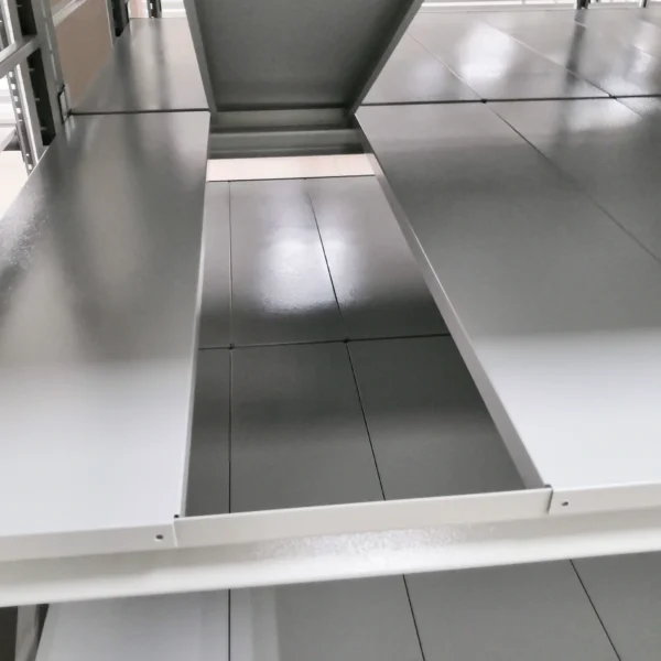 Стеллаж грузовой 2500х2500х800, 3 яруса с оцинкованным настилом